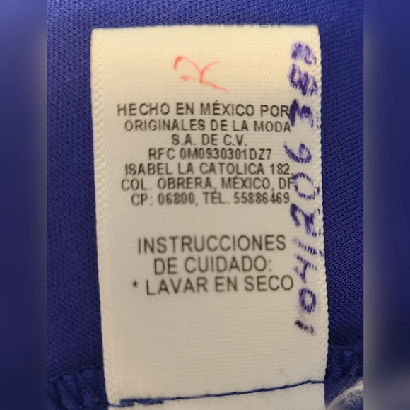 Rimini Couture Woman Size 6 Polyester Waist ‎ Accent Long Dress Gown Blue Lined - Picture 8 of 9